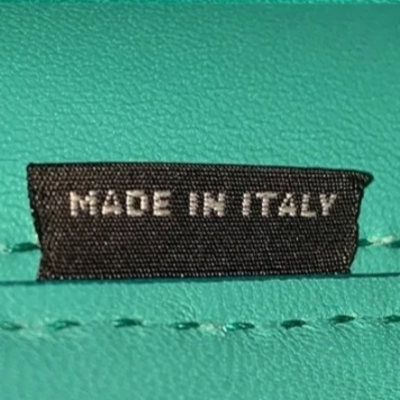 Rare! NEW! Prada Saffiano Cuir Double Handle Medium Tote Aqua TIFFANY BABY BLUE - Picture 13 of 16